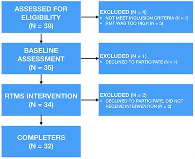 Repetitive Transcranial Magnetic Stimulation in Youth With Treatment Resistant Major Depression